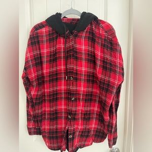 Fun plaid jacket.